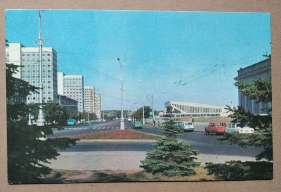 Минск. Парковая магистраль. 1977 г. Чистая