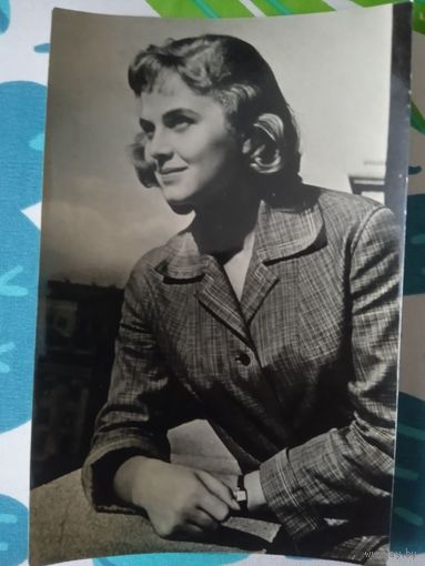 Актриса Людмила Вендлова(Чехословакия)1959г.тираж 30.000