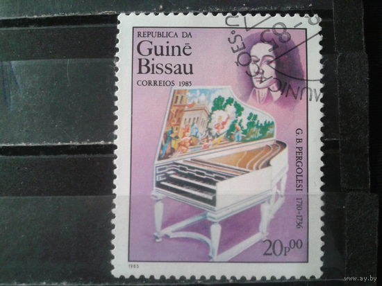 Гвинея Бисау, 1985. Джованни Батиста Перголези, итальянский композитор
