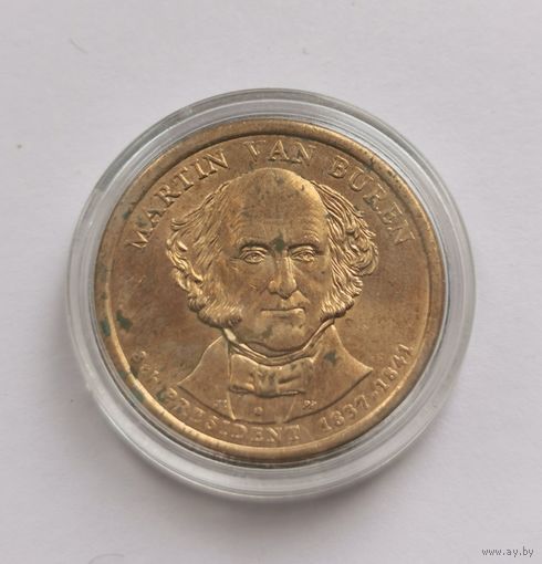 1 доллар 2008 г. Мартин Ван Бюрен. С рубля