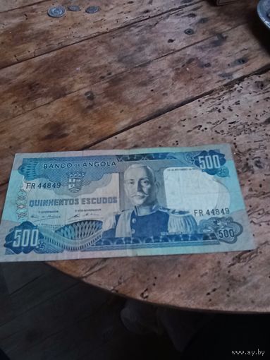 АНГОЛА ПОРТУГАЛЬСКАЯ 500 эскудо 1972 год(FR 44849)