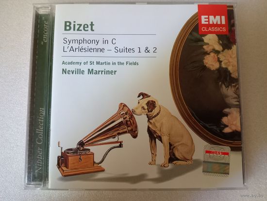 (cd)  Bizet - Symphony in C/ L'Arlesienne - Suites 1 & 2  (Neville Marriner)