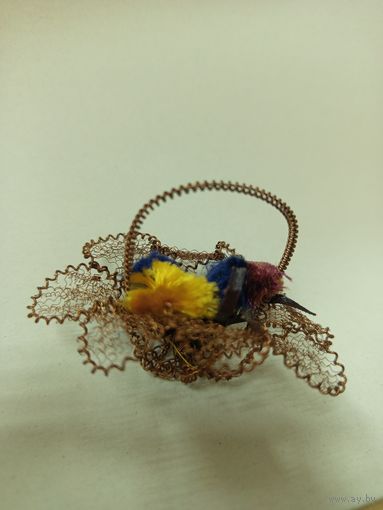 Ёлочная игрушка, корзинка, Москабель