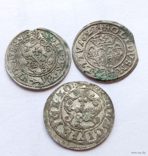 Солид, 1620, 1621, 1627 гг. Сборный лот.