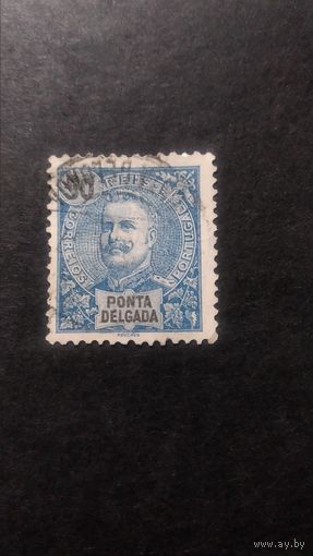ПОРТУГАЛИЯ \н1\   Азорские о-ва. Понта Делгада 1897-1898 Карл I Стандарт