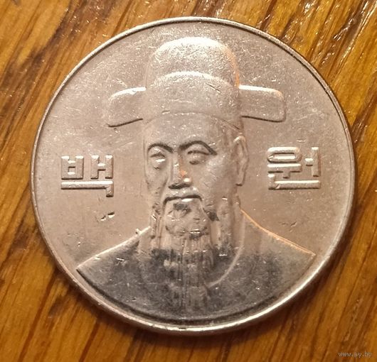 Южная Корея, 100 вон 2002