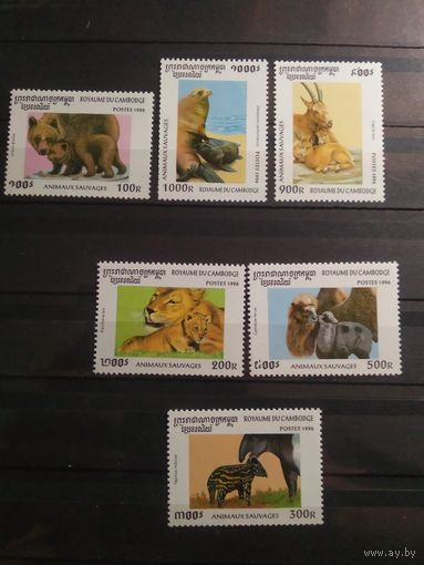 Камбоджа 1996 г. Фауна.