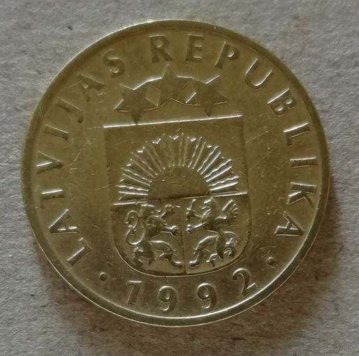 Латвия 10 сантим 1992 г., KM# 17