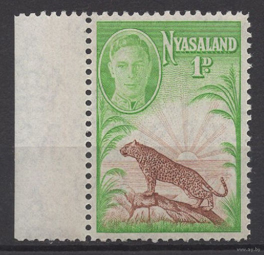 Ньясаленд 1947 **  Леопард, серия 1 марка (SG 160), Британские колонии
