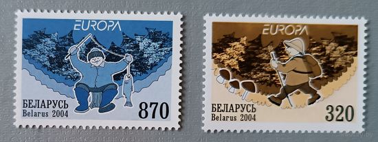 Поход за грибами. Зимняя рыбалка. Беларусь, 2004
