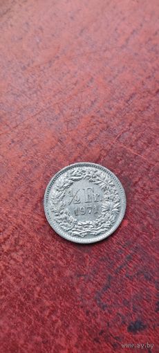 Швейцария 1/2 франк 1971