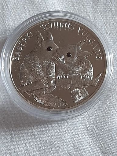 20 руб. 2009 г Беларусь, белки, серебро