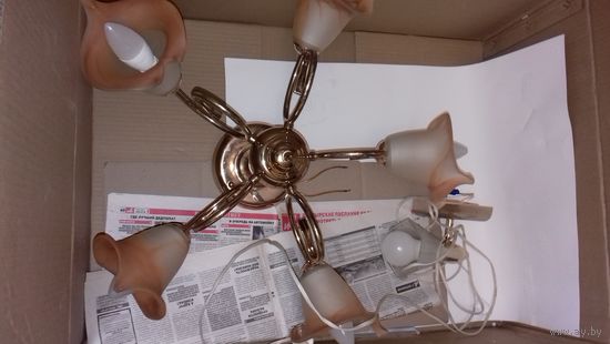 Люстра и светильник С рубля!