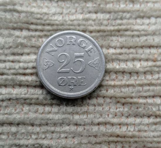 Werty71 Норвегия 25 эре 1957