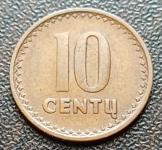Литва 10 центов, 1991    ( 1-1-7 )