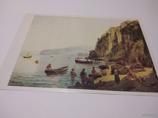 Открытка 1979г. Художник Ф. Щедрин. Вид в Сорренто.