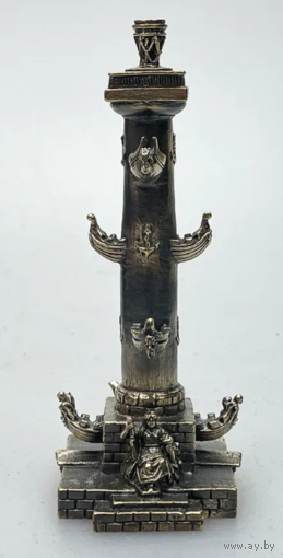 Статуэтка Ростральная колонна в Санкт-Петербурге Бронза