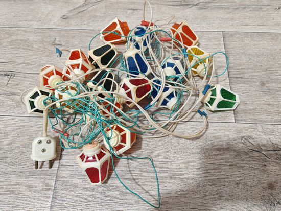 Гирлянда советская фонарики не горит