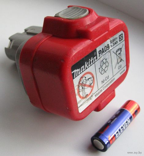 Аккумулятор Makita ( Макита ) PA09, 9,6V 1.3Ah Ni-Cd .