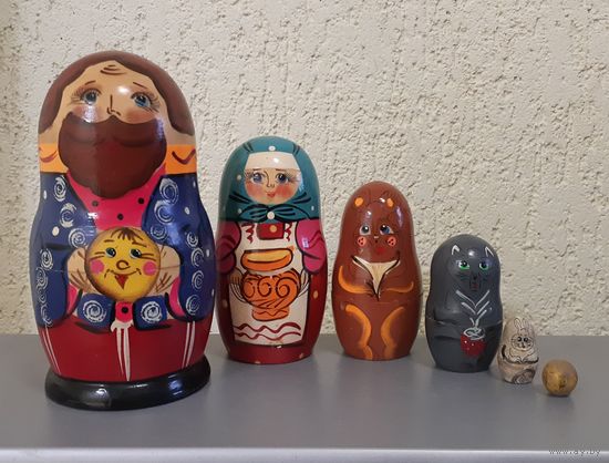 Матрёшки по мотивам сказки Колобок