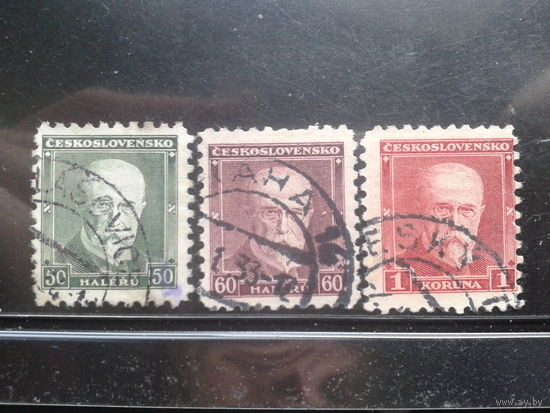 Чехословакия 1930 Президент Масарик полная серия