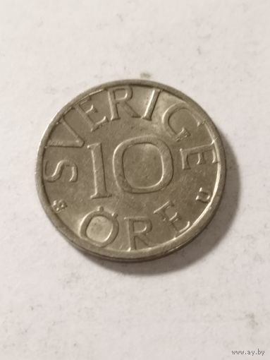 Швеция 10 оре 1982