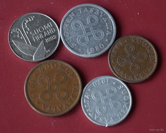 Финляндия 5 монет
