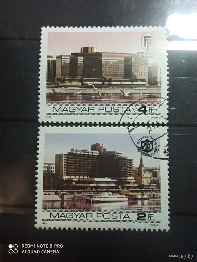 Венгрия 1984, Отели Дуная, архитектура