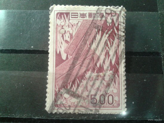 Япония,1955. Стандарт. Мост и ирисы