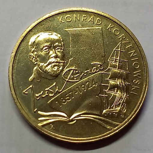 Польша 2 злотых, 2007 150 лет со дня рождения Конрада Коженёвского UNC