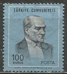 Турция. Кемаль Ататюрк. Первый президент. 1970г. Mi#2172.
