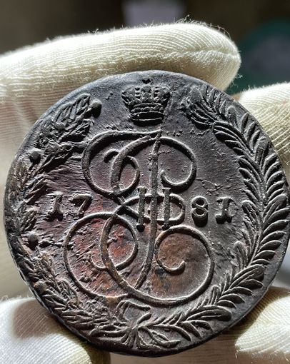 5 копеек 1781 ЕМ без МЦ.Передатировка.Кладовая.Состояние!!