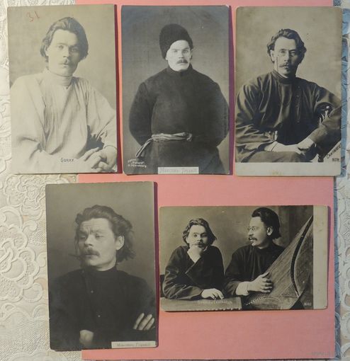 Почтовые карточки "Писатели", до 1917 г.
