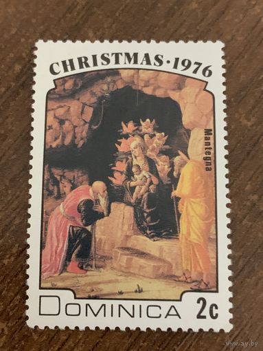 Доминика 1976. Рождество. Марка из серии
