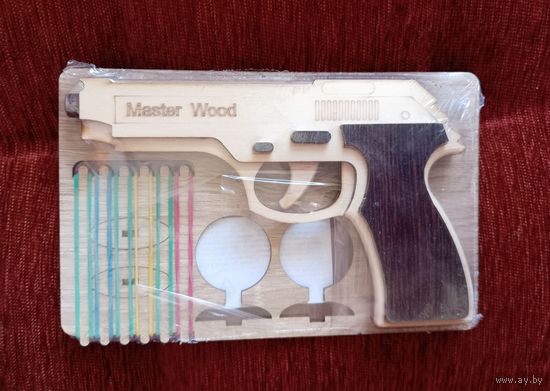 Игрушка пистолет резинкострел Беретта