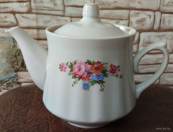 Заварник эпохи СССР. Добрушский фарфоровый завод (Добруш). 1978-1991 гг.