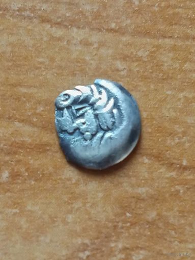 18. Распродажа!  1 обол Согдиана (Согд) V в. Редкая!