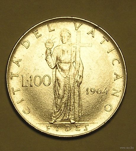 Ватикан, 100 Лир 1964 PAULUS VI