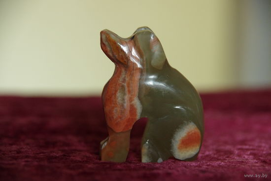 Статуэтка " Собака "  (  Оникс )     5,5 см