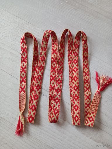 Поясок, пояс домотканый старинный