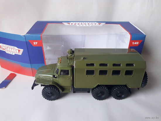 УРАЛ-К4320 Модимио 1:43 Лендарные грузовики СССР #27 Modimio