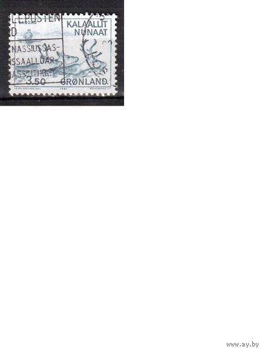 Гренландия-1988,(Мих.131 ) гаш. ,   Фауна, Олени