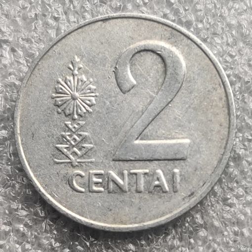 Литва 2 цента   1991 г.  (4)