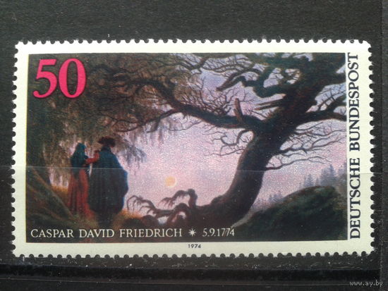 ФРГ, 1974. **200 лет со дня рождения художника Каспара Давида Фридриха