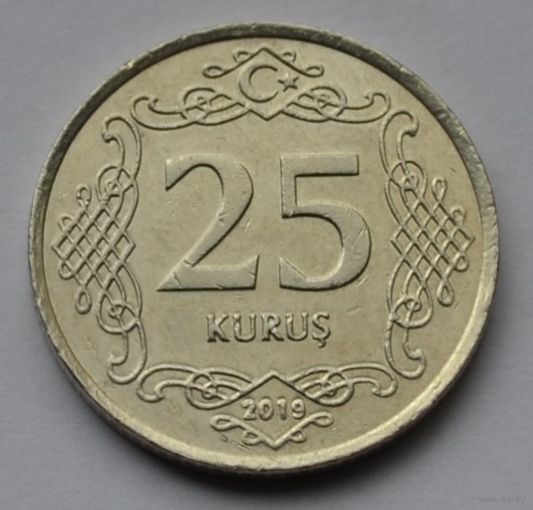 Турция, 25 куруш 2019 г.