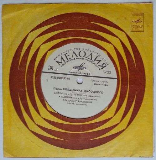 ЕР Владимир ВЫСОЦКИЙ - Мы вращаем землю (1974)