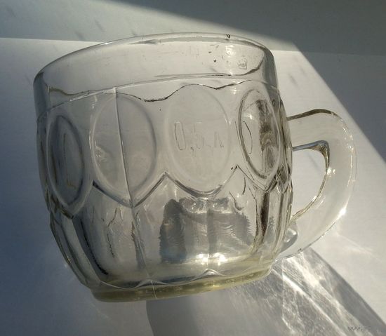 Кружка бокал пивной Н - Борисов 1937 год