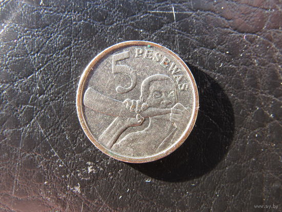 Гана 5 песев, 2007. С 20 копеек. Распродажа коллекции. Смотрите другие лоты.