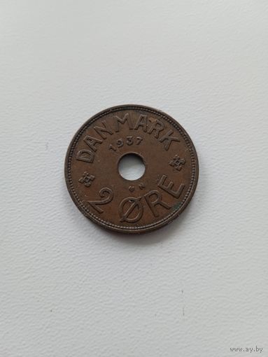 Дания 2 оре 1937 г.