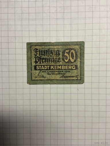 Нотгельд 50 пфеннигов 1921 год. -2112